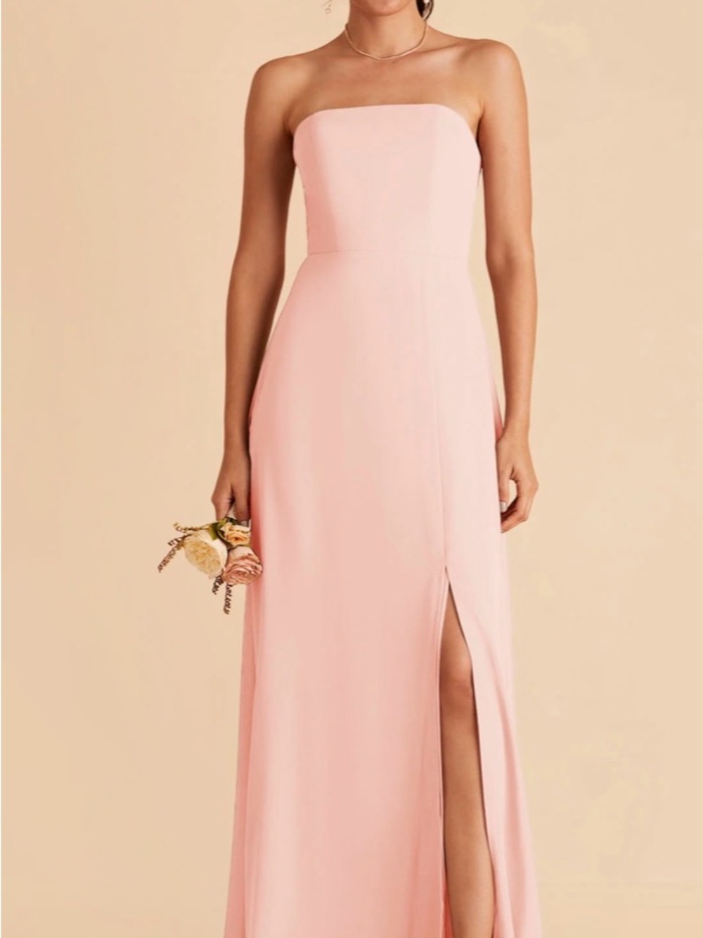 Chris Convertible Dress - Birdy Grey: Blush Pink Chiffon